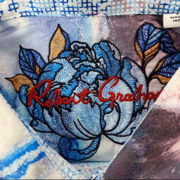 ROBERT GRAHAM Shirt Artesia Flip Cuff Button Down - Picture 12 of 14